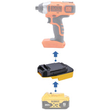 Load image into Gallery viewer, DeWalt 20V to Black and Decker 20V Battery Adapter