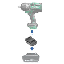 Load image into Gallery viewer, Makita 18V to Hikoki 18V Battery Adapter