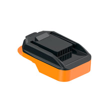 Load image into Gallery viewer, AEG 18V to WORX 20V PowerShare (Orange) Battery Adapter
