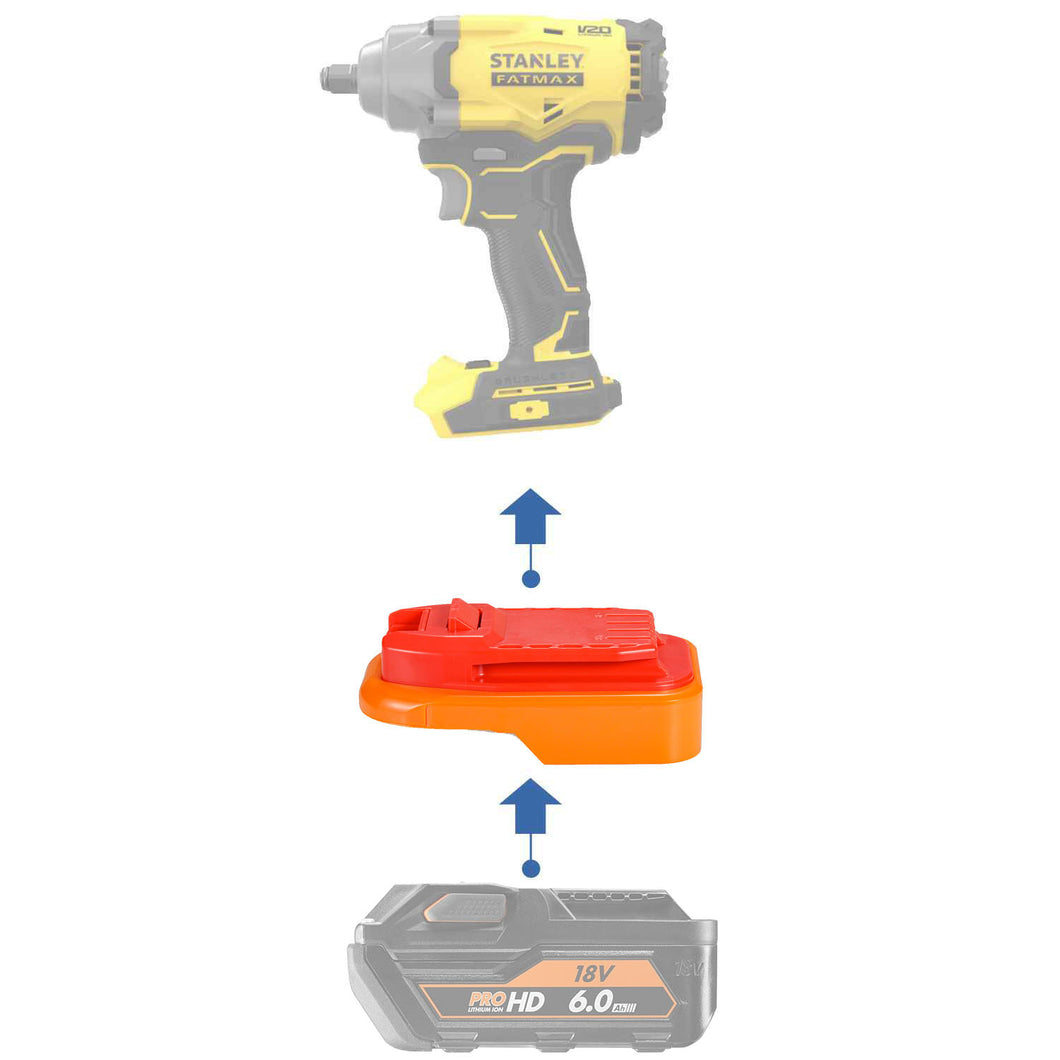 AEG 18V to Stanley V20 Battery Adapter