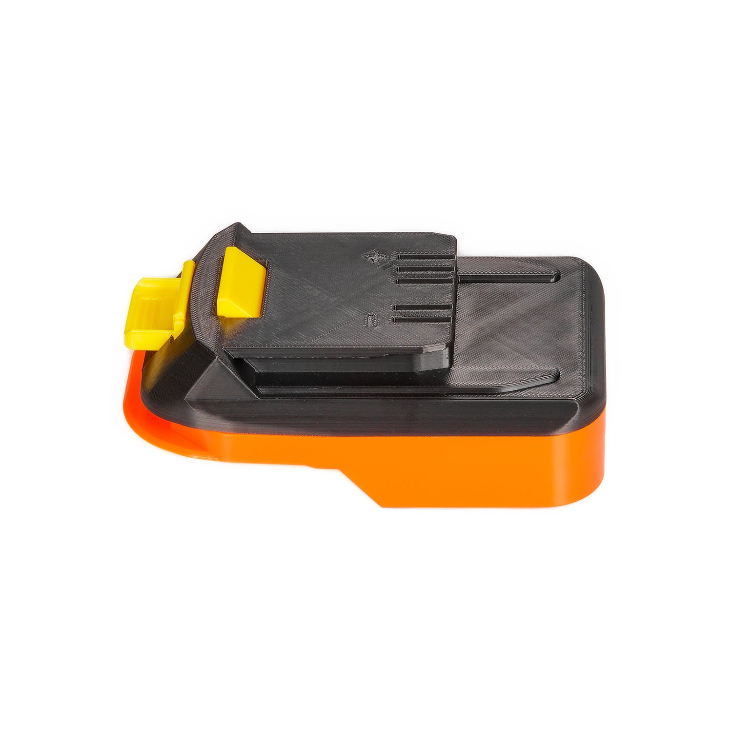 AEG 18V to WEN 20V battery adapter - WEN tool-side connection, five terminal slots, molded plus and minus marks