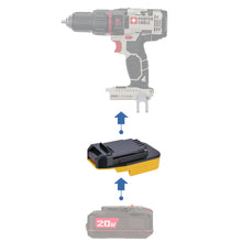 Load image into Gallery viewer, Bauer 20V to Porter Cable 20V Battery Adapter
