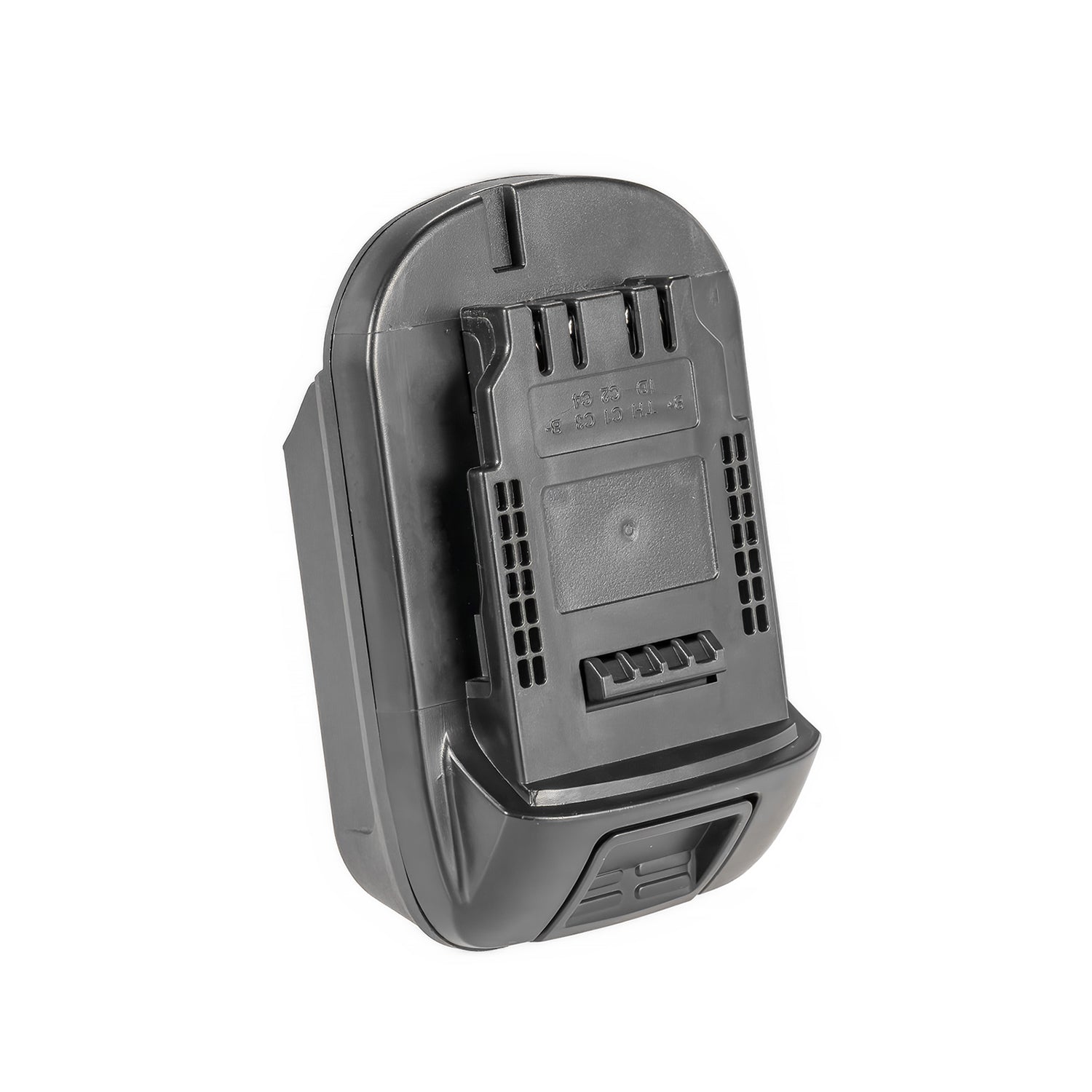 thumbnail image 2 of Battery Adapter: Convert Your Dewalt 20V Max Lithium Battery To Fit Bauer 20V Series Tools – Red 2 of 6
