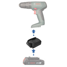 Load image into Gallery viewer, Bosch (Blue) 18V to Bosch (Green) 18V Battery Adapter
