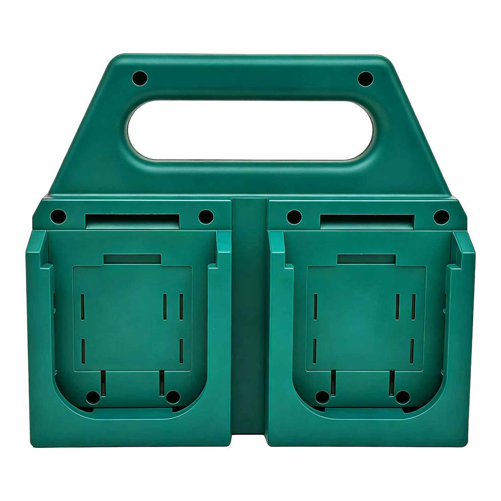 4-Bank Battery Holder & Carrier for Bosch Professional (Blue) GBA 18V Batteries