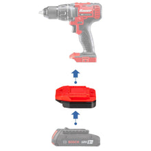 Load image into Gallery viewer, Bosch (Blue) 18V to Bauer 20V Battery Adapter
