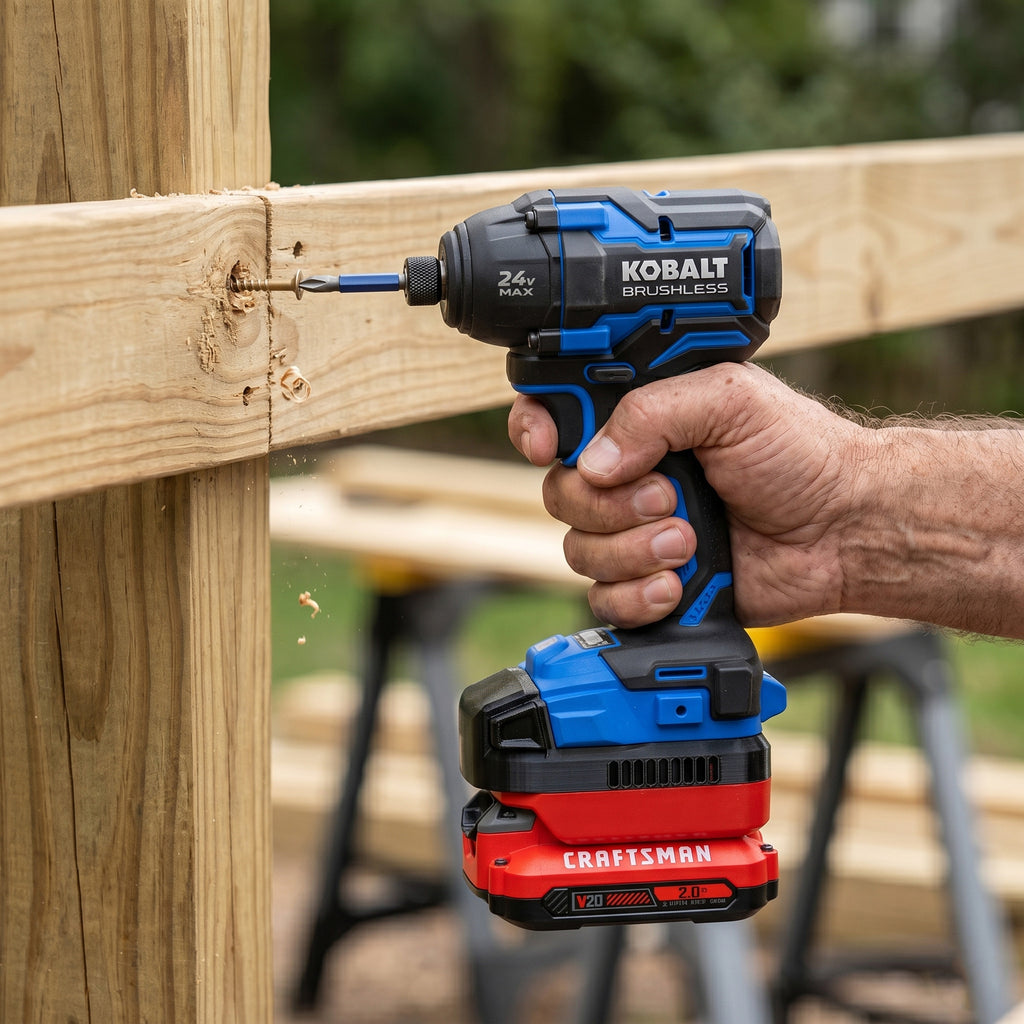 Craftsman 20V to Kobalt 24V Battery Adapter