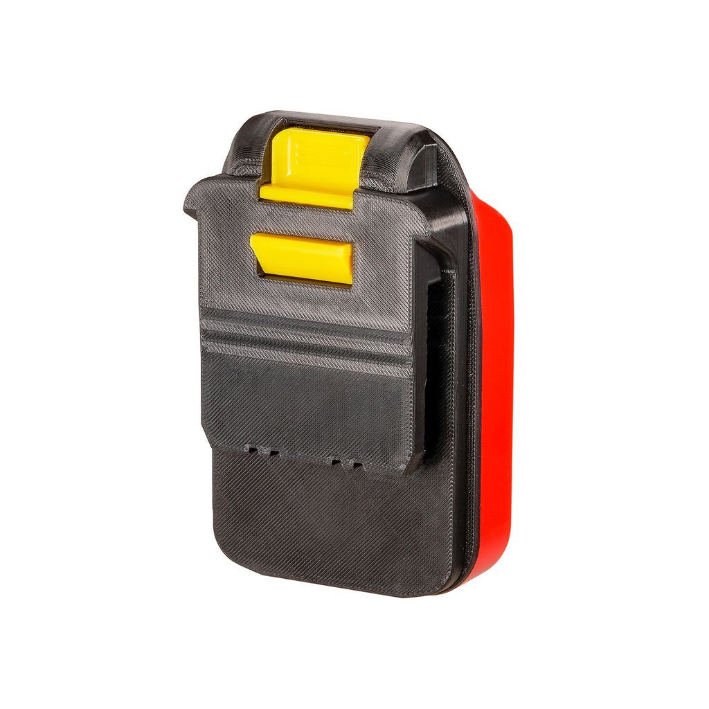 Craftsman 20V to Chicago Electric 18V battery adapter - Chicago Electric tool-side connection with release catch