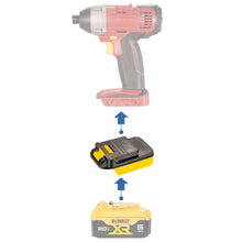 Load image into Gallery viewer, DeWalt 20V to Chicago Electric 18V Battery Adapter
