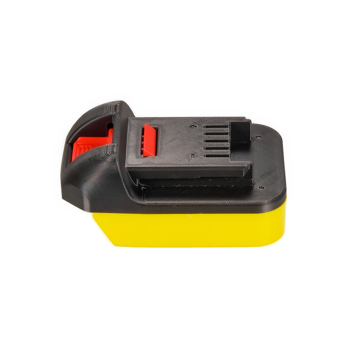 DeWalt 20V MAX to Masterforce 20V battery adapter - Masterforce tool-side connection, five terminal slots