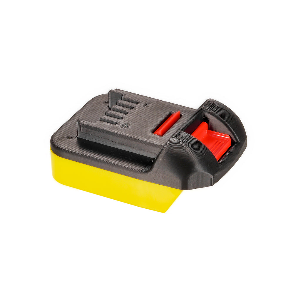 DeWalt 20V MAX to Masterforce 20V battery adapter - Masterforce tool-side connection, five terminal slots