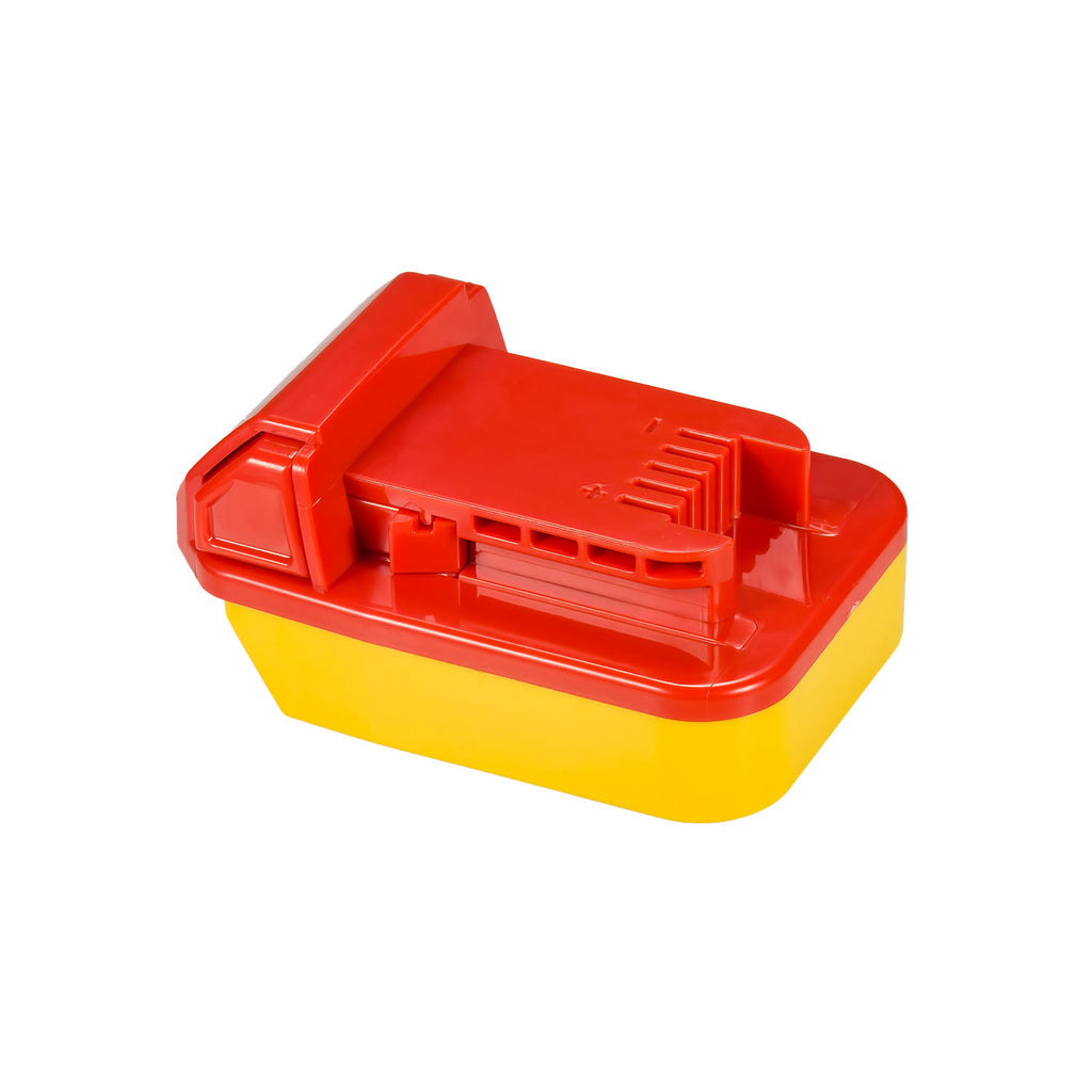 Hercules 20V to Milwaukee M18 battery adapter - Milwaukee tool-side connection, rails and terminal slots