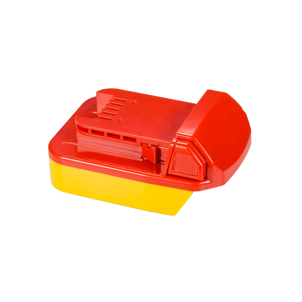 Hercules 20V to Milwaukee M18 battery adapter - Milwaukee tool-side connection, rails and terminal slots