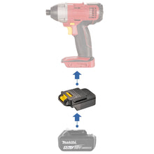 Load image into Gallery viewer, Makita 18V to Chicago Electric 18V Battery Adapter
