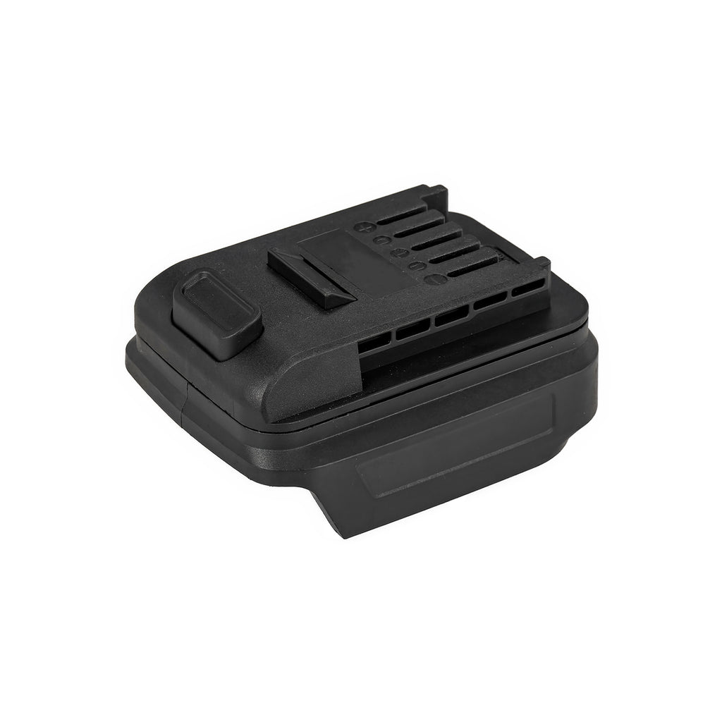 Makita 18V LXT to Mastercraft 20V (PWRPOD / Blue) battery adapter - Mastercraft tool-side connection with terminal slots