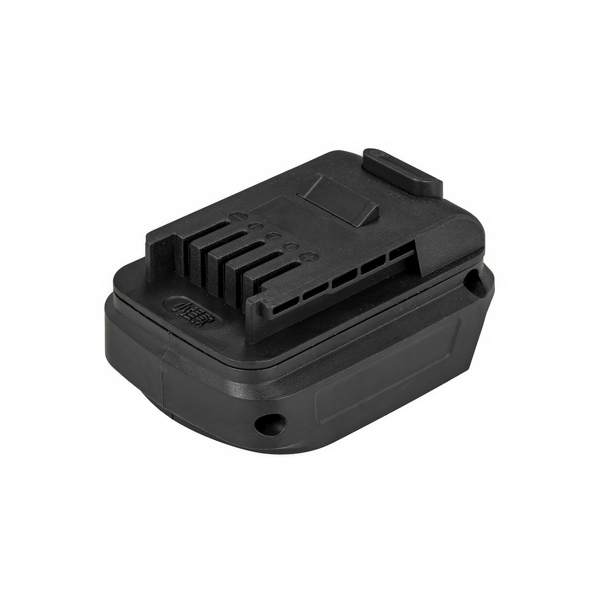 Makita 18V LXT to Mastercraft 20V (PWRPOD / Blue) battery adapter - Mastercraft tool-side connection with terminal slots