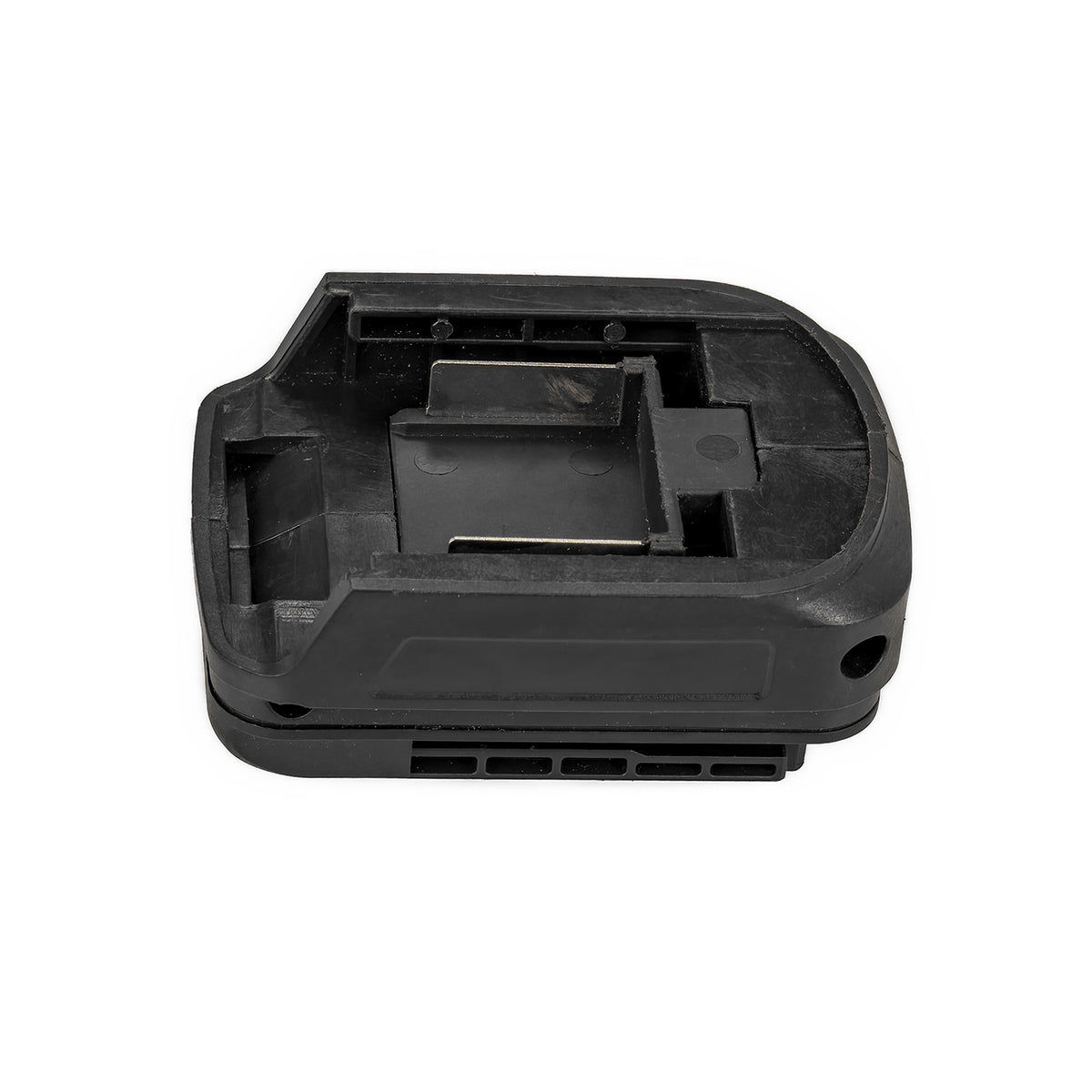 Makita 18V LXT to Mastercraft 20V (PWRPOD / Blue) battery adapter - Makita battery-side connection with rail channels
