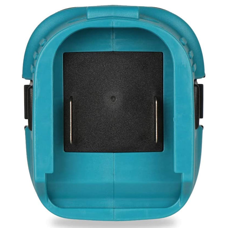 Makita 18V LXT to DeWalt 18V Ni-Cd battery adapter - battery-side connection with the rail contacts