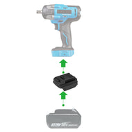 Makita 18V to Mastercraft 20V (Blue) Battery Adapter