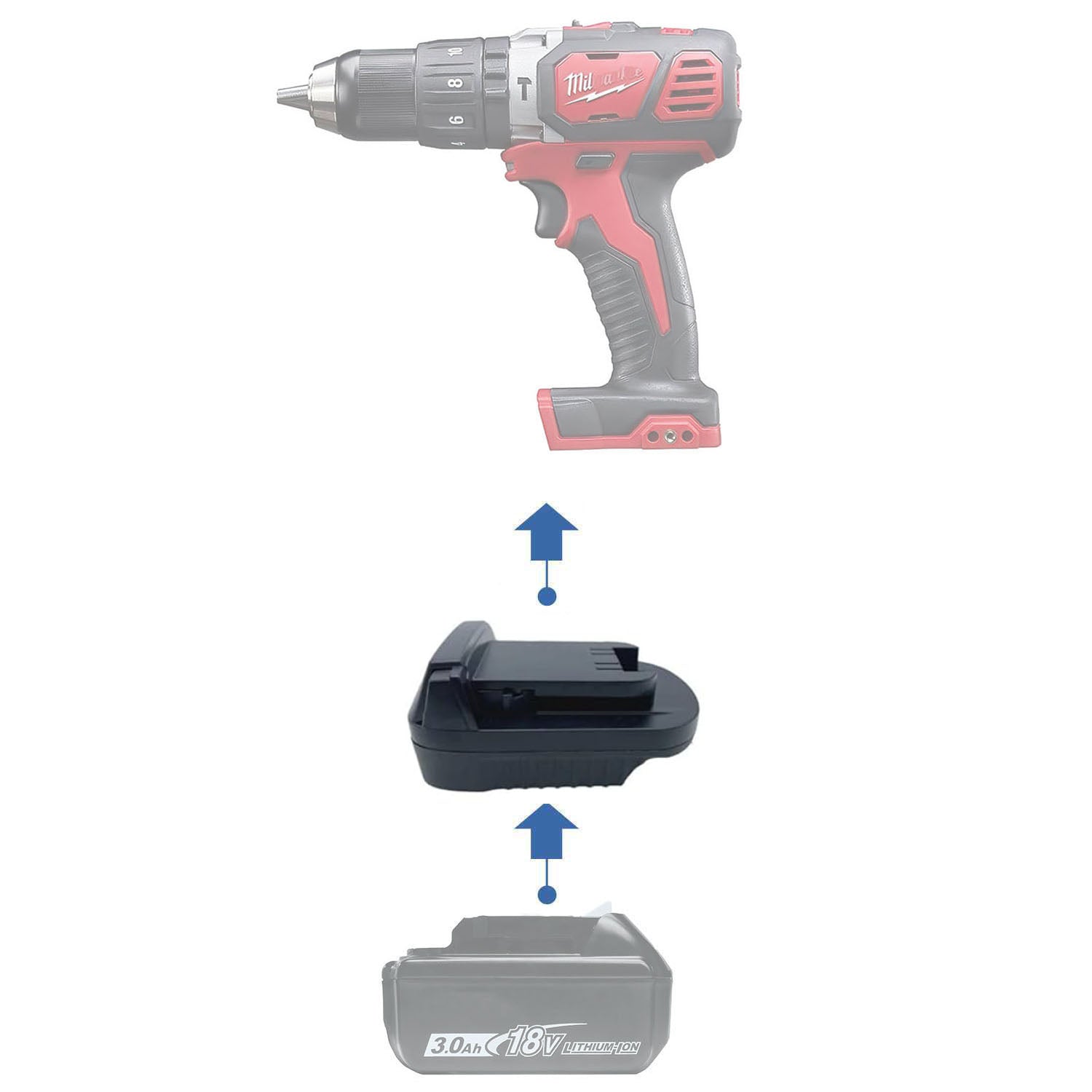 Makita Battery Adapter to Milwaukee – Power Tools Adapters