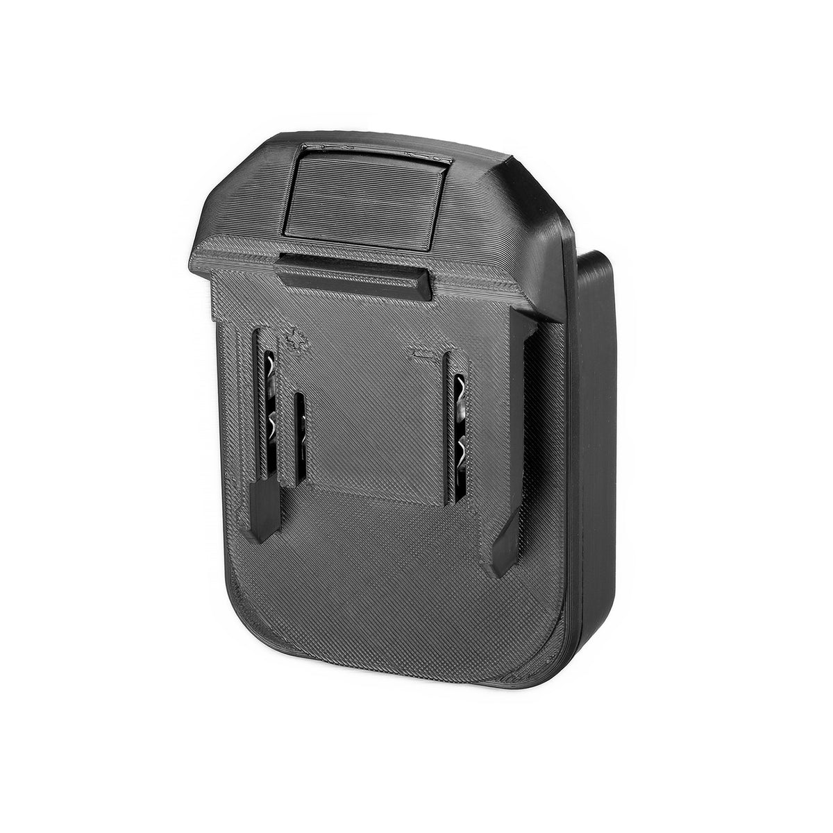 Mastercraft 20V (PWRPOD / Blue) to Makita 18V LXT battery adapter - front view of the Makita tool-side connection