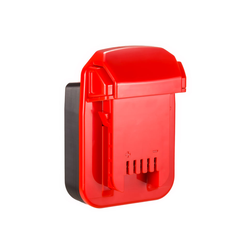 Mastercraft 20V (PWRPOD / Blue) to Milwaukee M18 battery adapter - Milwaukee tool-side connection