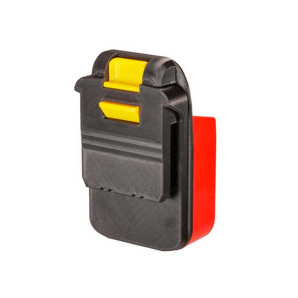 Milwaukee M18 to Chicago Electric 18V battery adapter - Chicago Electric tool-side connection, release catch and locating rib
