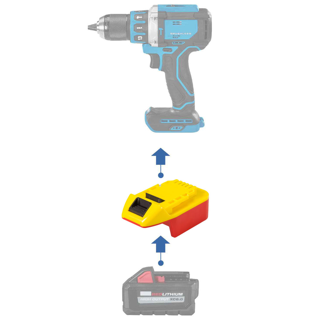 Milwaukee 18V to Hercules 20V Battery Adapter