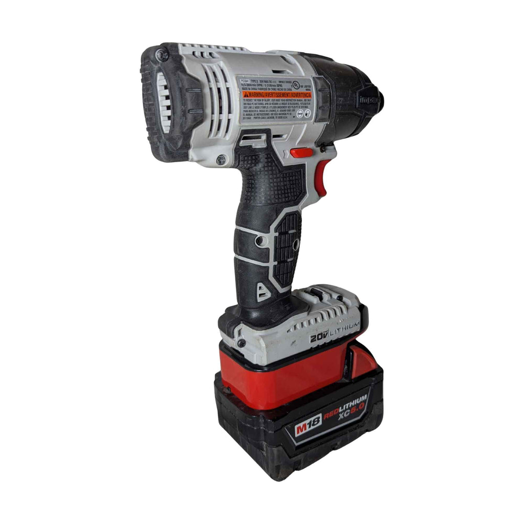 Milwaukee 18V to Porter Cable 20V Battery Adapter