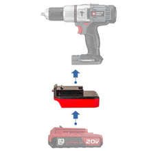 Load image into Gallery viewer, Porter Cable 20V to Porter Cable 18V Battery Adapter

