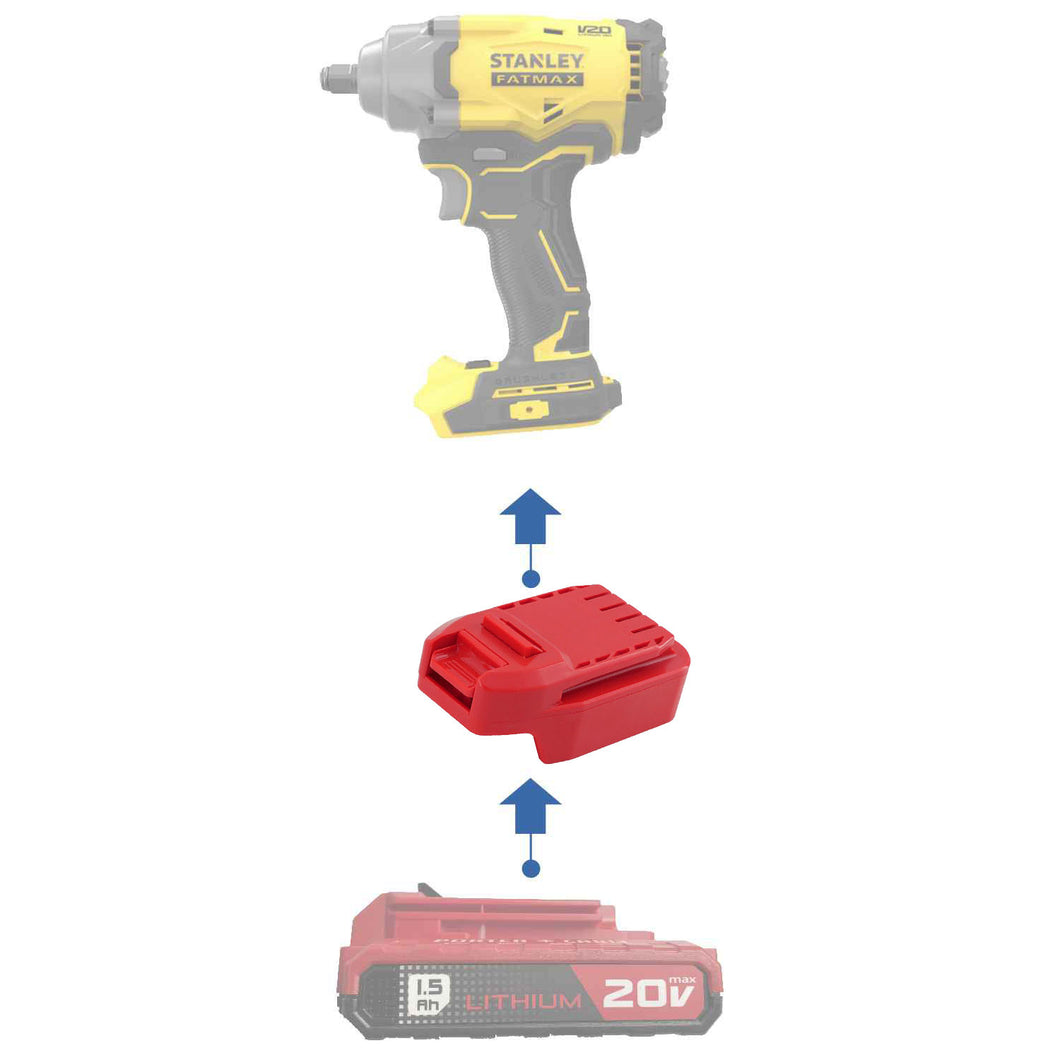 Porter Cable 20V to Stanley V20 Battery Adapter