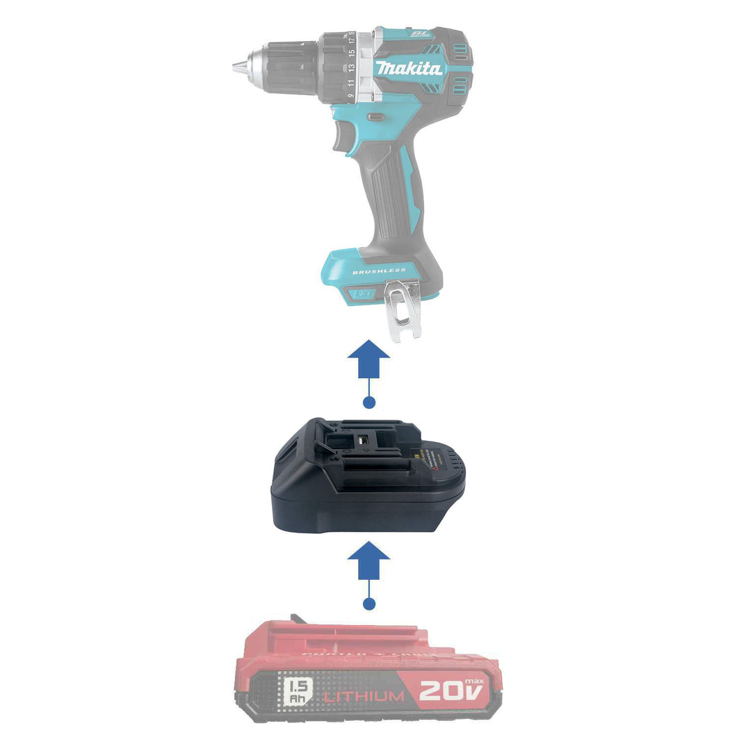 Porter Cable 20V to Makita 18V Battery Adapter