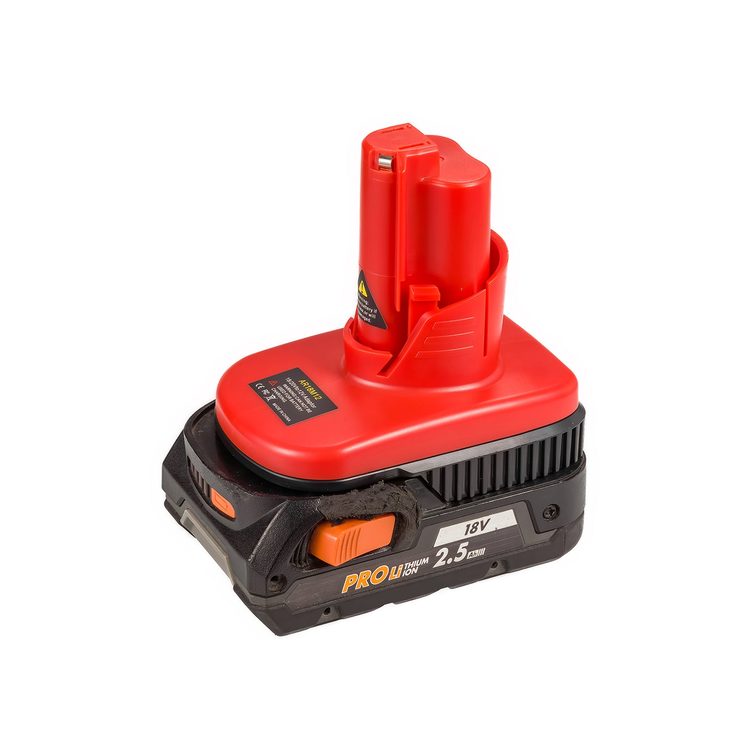 Ridgid 18V to Milwaukee 12V Battery Adapter