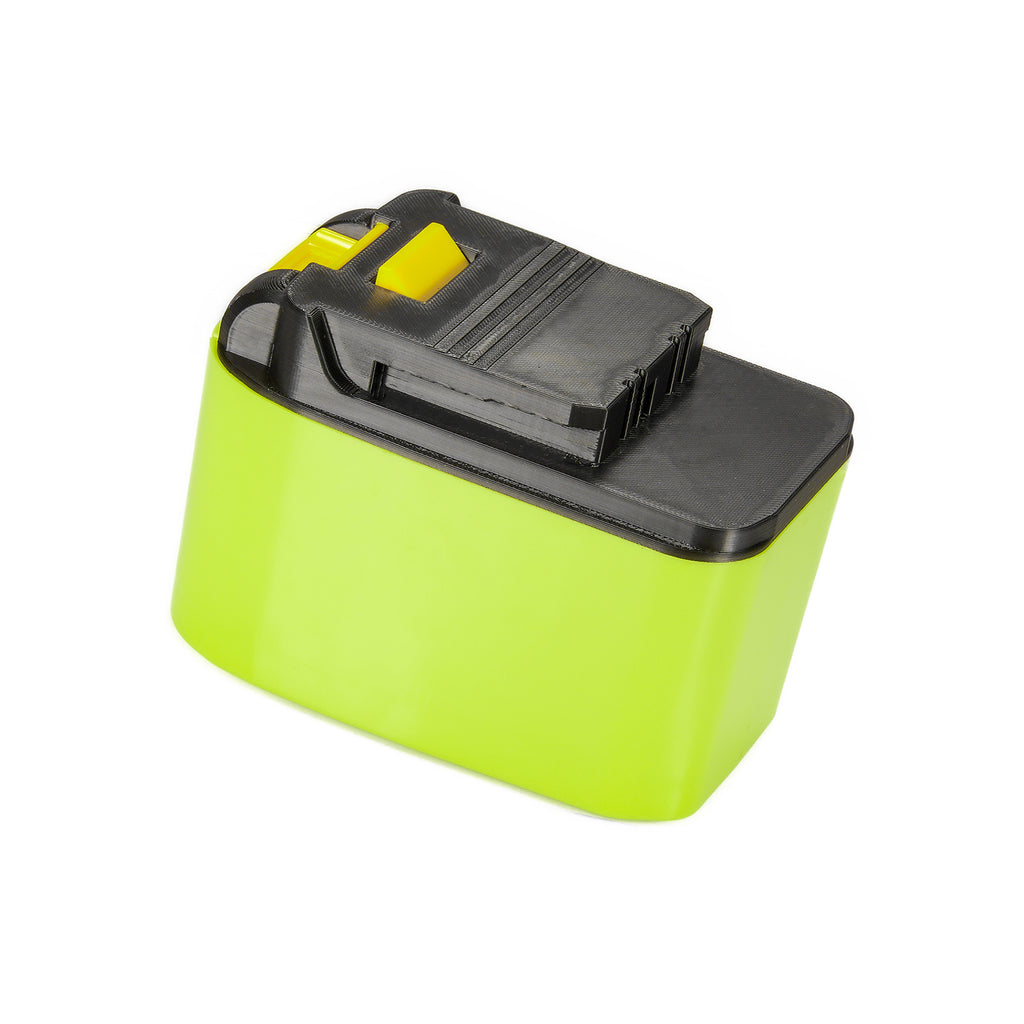 Ryobi 18V ONE+ to Chicago Electric 18V battery adapter - Chicago Electric tool-side connection upward