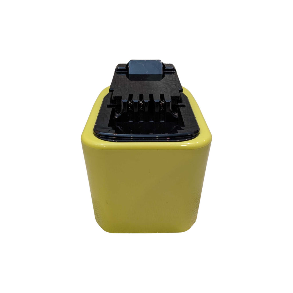 Ryobi 18V ONE+ to Porter Cable 20V battery adapter - tool-side connection, four terminal slots with copper contacts