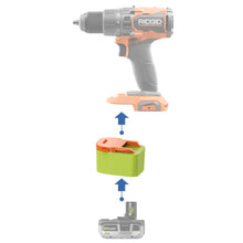 Load image into Gallery viewer, Ryobi 18V to RIDGID 18V Battery Adapter
