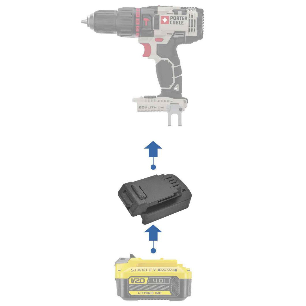 Stanley V20 to Porter Cable 20V Battery Adapter