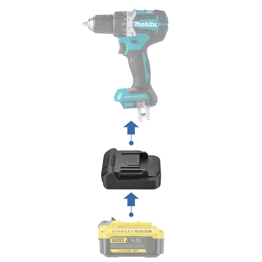 Stanley V20 to Makita 18V Battery Adapter