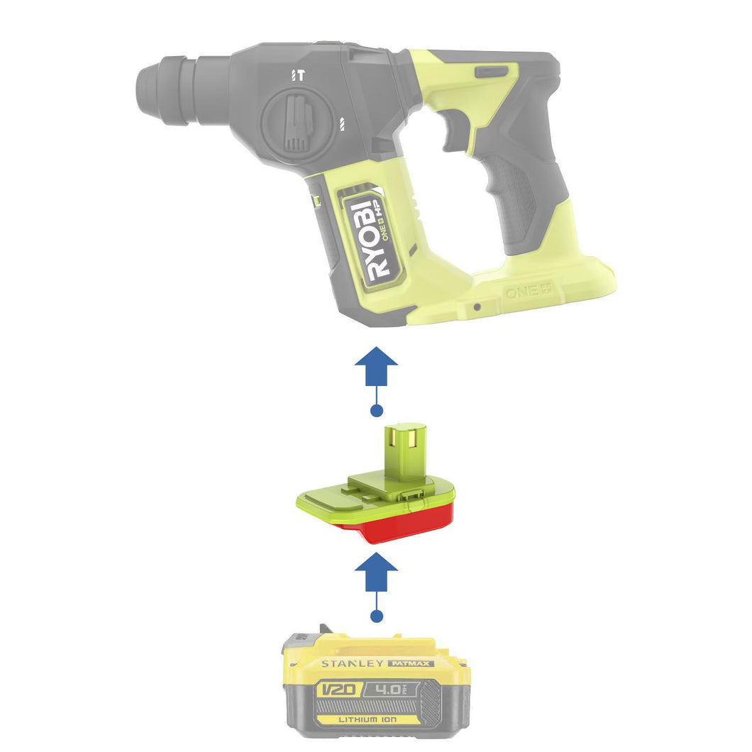 Stanley V20 to Ryobi 18V Battery Adapter