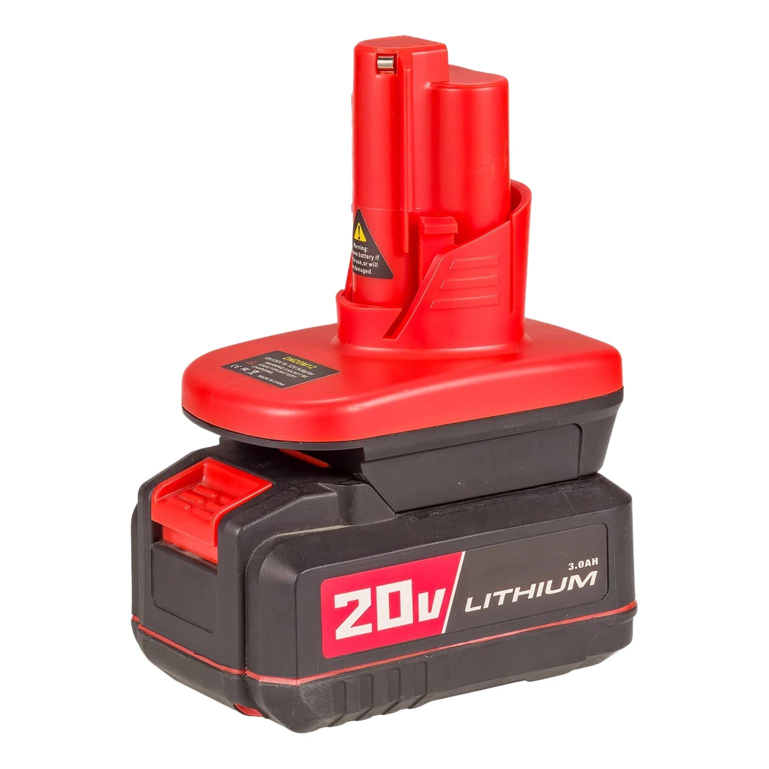 Bauer 20V to Milwaukee 12V Battery Adapter