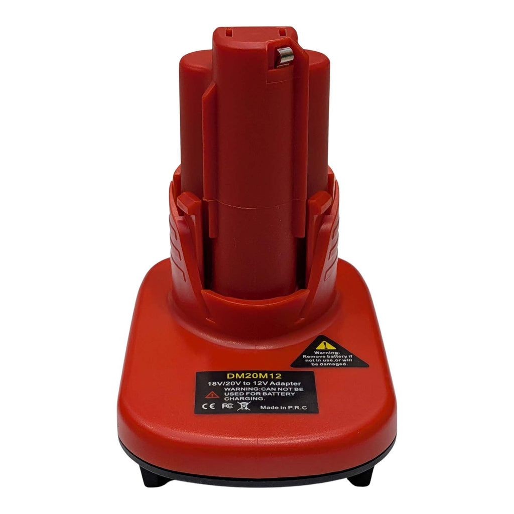 Bauer 20V to Milwaukee 12V Battery Adapter