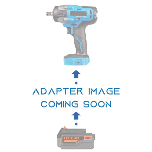 Black and Decker 20V to Mastercraft 20V (PWRPOD / Blue) battery adapter - placeholder reading adapter image coming soon