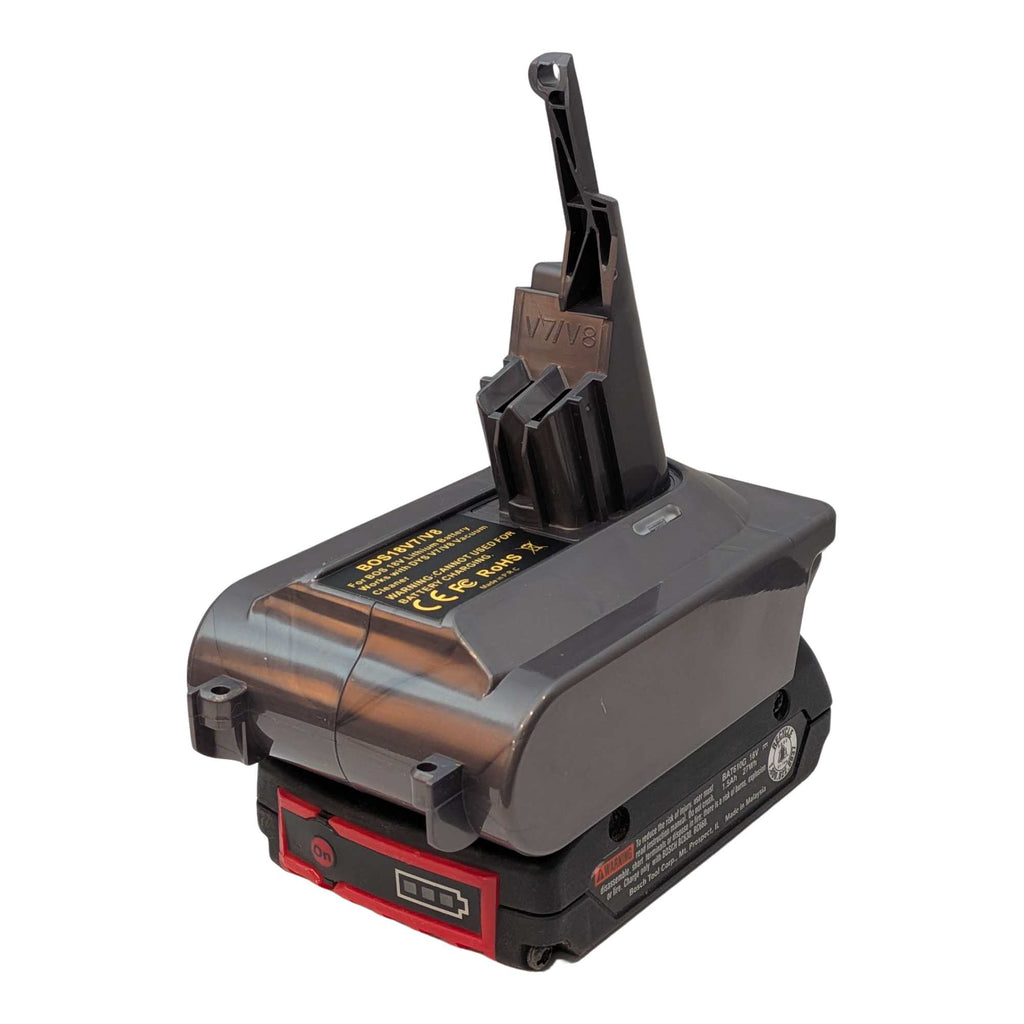 Bosch (Blue) 18V to Dyson V7 Battery Adapter
