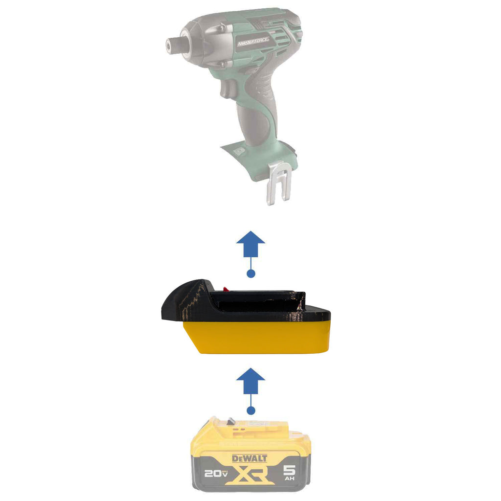 DeWalt 20V to Masterforce 20V Battery Adapter