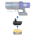 DeWalt 20V to Dyson V10 Battery Adapter