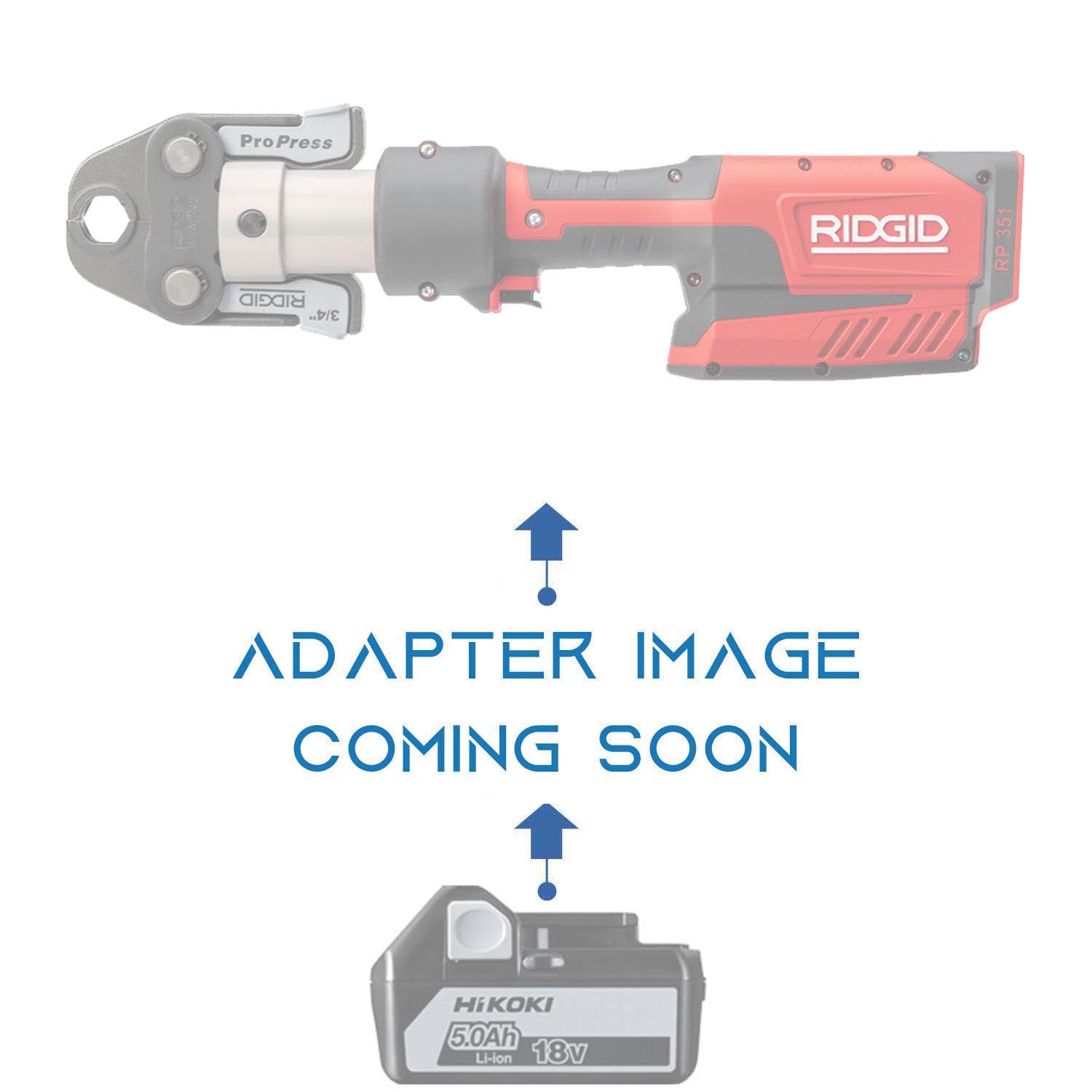 Hikoki 18V to RIDGID RED 18V Battery Adapter