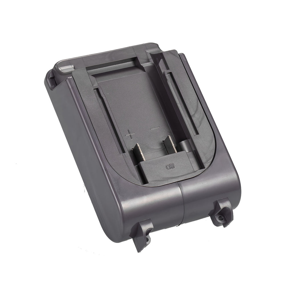 Porter Cable 20V to Dyson V8 battery adapter - battery-side connection viewed flat on