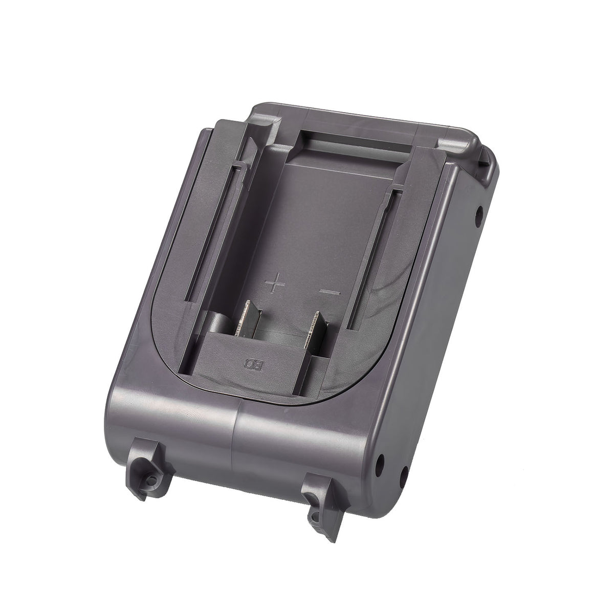 Porter Cable 20V to Dyson V8 battery adapter - battery-side connection viewed flat on