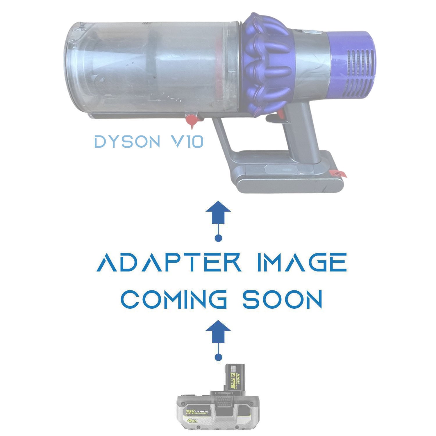 Ryobi 18V to Dyson V10 Battery Adapter