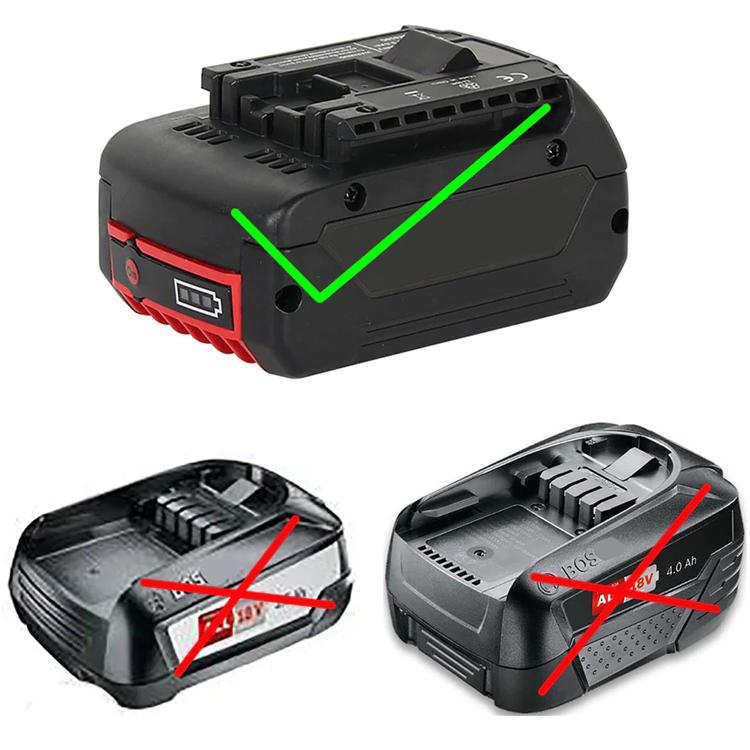 Bosch Blue 18V to Makita 18V Battery Adapter Polypropylene